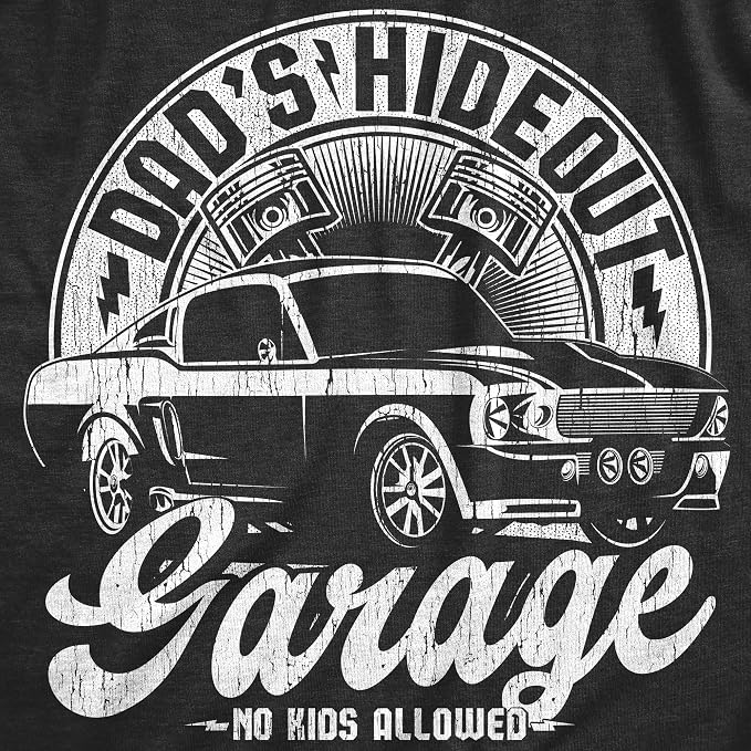 Funny Garage Dad T Shirts Mechanic Tees for Handy Dads that Can Fix It | Not a Drill, Still Plays with Blocks, Dad Tools, and More, Funny T Shirts, Dad Joke Apparel for Men, Cool Mechanic Short