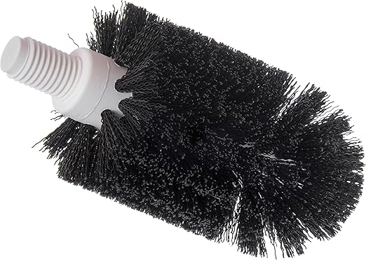 SPARTA 4014600 Plastic Floor Drain Brush, Drain Cleaning Brush With Female Thread For Drain Cleaning, 3 Inches, Black
