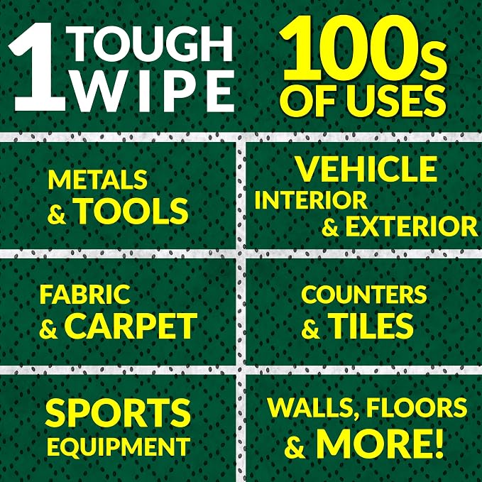 Simple Green Professional Grade Heavy-Duty Cleaning and Degreasing Towels, All-Purpose Cleaning Wipes, 75 count (Pack of 2)