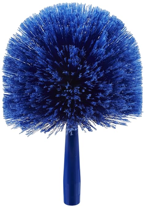 Sparta Round Duster Head, Soft Flagged Bristles, 9 Inch, Blue, 12-Pack | Flo-Pac, Electrostatic Bristles, Ceilings and Corners, Handle Sold Separately, BPA Free