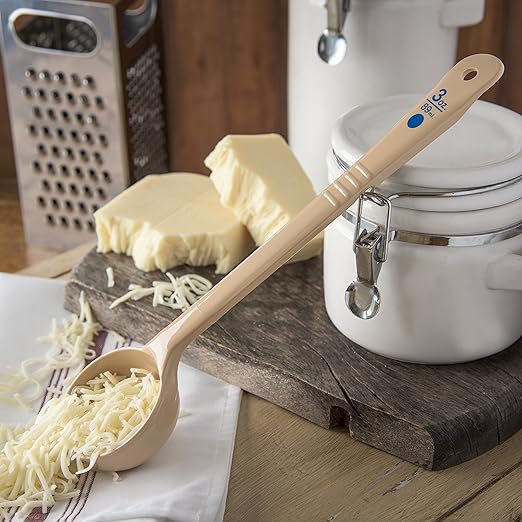 Carlisle FoodService Products Long Handle Measuring Spoon 3 Ounces Beige
