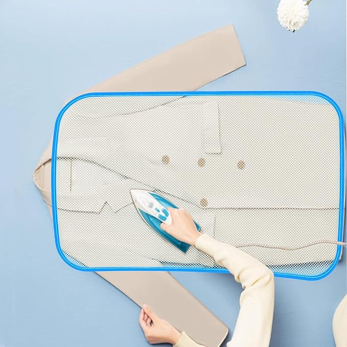 RONDURE Pressing Cloth for Ironing 3 Pcs （2 Large + 1 Medium Size） – Ironing Cloth to Protect Clothes, Heat Resistant Press Cloth Protector for Ironing, Ideal for Sewing and Delicate Fabrics