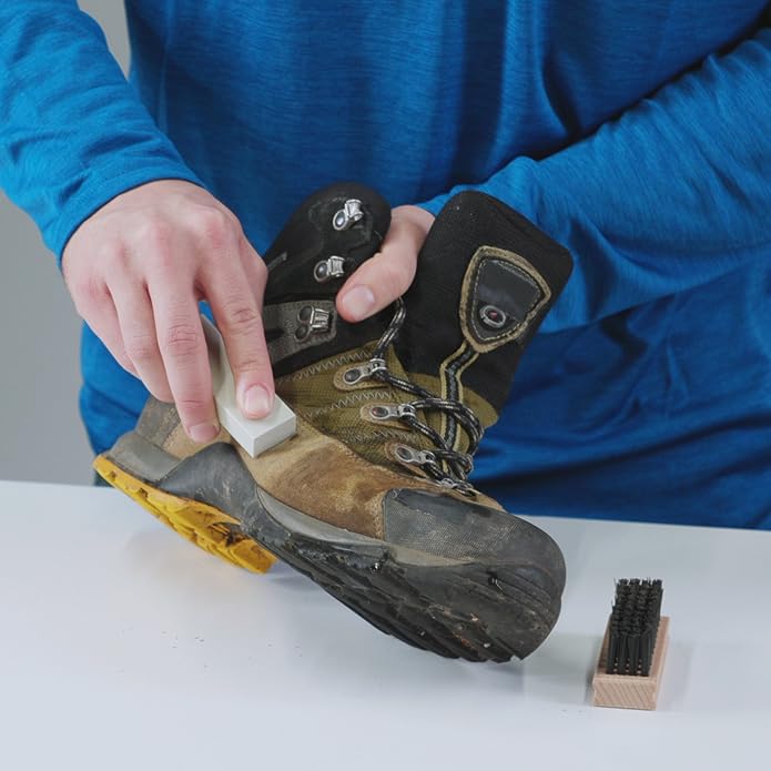 GEAR AID Revivex Suede Hiking and Work Boot Cleaner and Conditioning Kit for Waterproofing Breathable Gore-Tex Footwear
