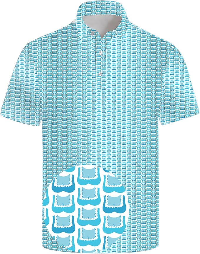 Polo Shirts for Men Moisture Wicking Mens Polo Shirts Patriotic Shirts for Men