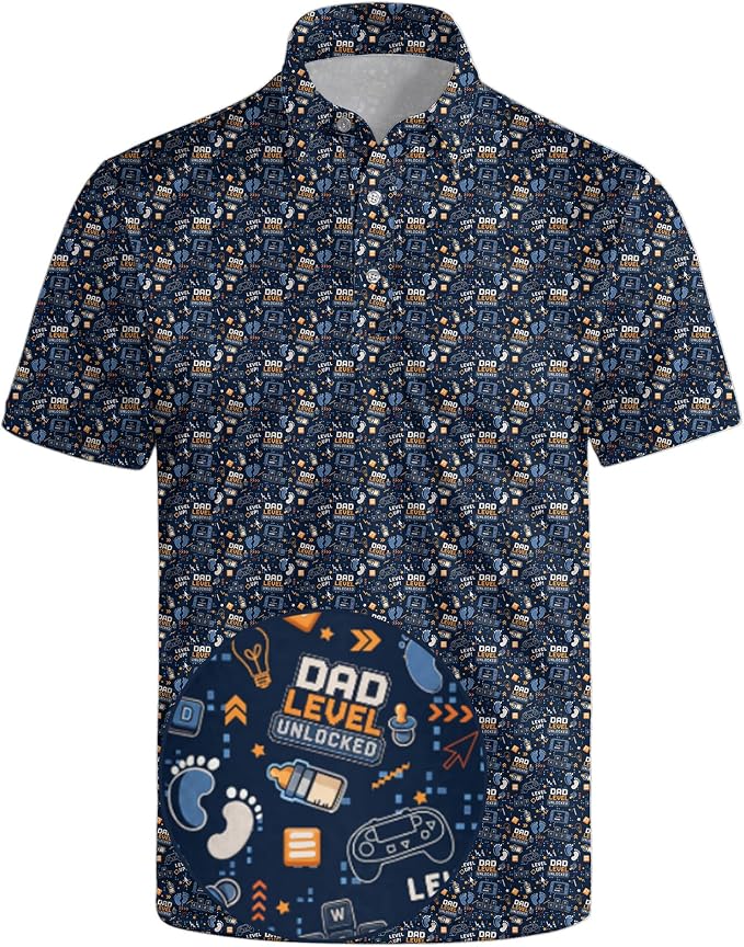 Polo Shirts for Men Moisture Wicking Mens Polo Shirts Patriotic Shirts for Men