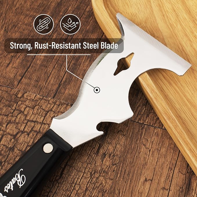Bates- Paint Scraper, 10 in 1 Painters Tool, Yellow Handle Paint Scrapers for Wood, Painters Tool, Painters Knife, Paint Scraper for Painting, Putty Knife, Metal Scraper, Spackle Knife, Putty Scraper