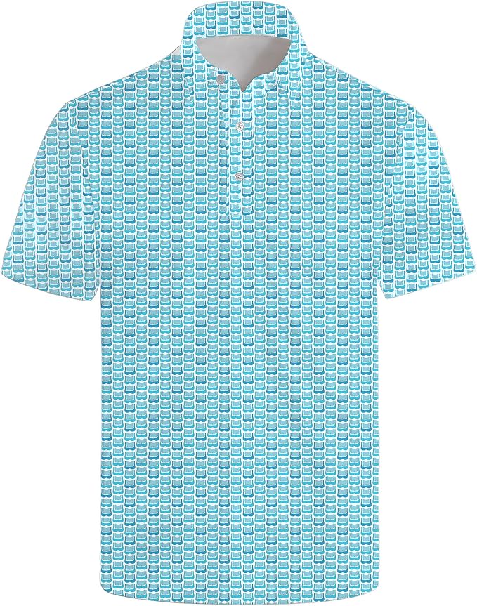 Polo Shirts for Men Moisture Wicking Mens Polo Shirts Patriotic Shirts for Men