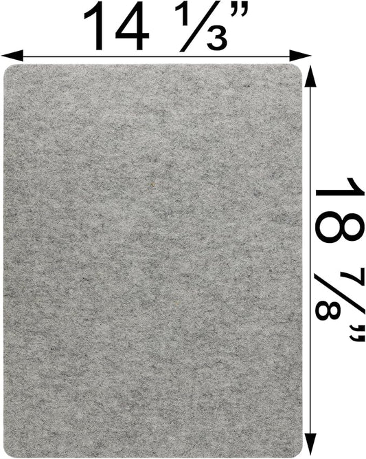 Wool Pressing Mat - Ironing Pad for Quilting & Sewing | Premium 100% New Zealand Felted Wool, by Sew Creative (14-1/3" x 18-7/8")