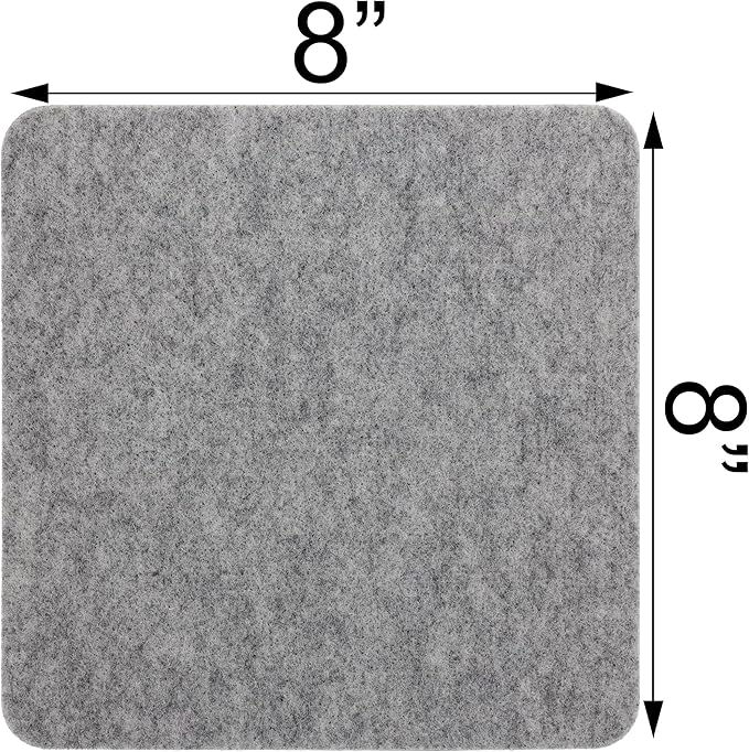 Wool Pressing Mat - Ironing Pad for Quilting & Sewing | Premium 100% New Zealand Felted Wool, by Sew Creative (8-1/2" x 8-1/2")