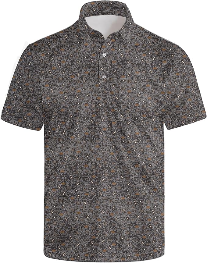 Polo Shirts for Men Moisture Wicking Mens Polo Shirts Patriotic Shirts for Men