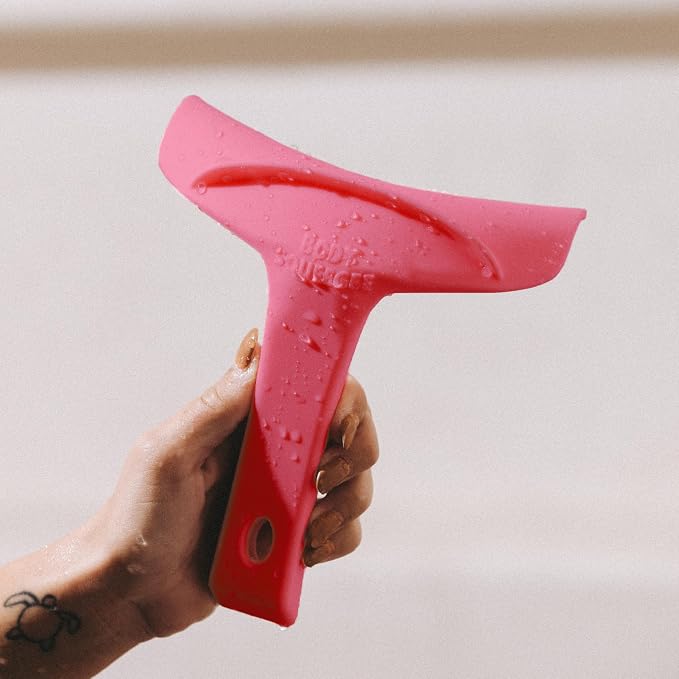 The Body Squeegee Original Silicone Squeegee for Body, Curved Water Remover for Skin, Post-Shower Drying Tool, Hygiene Tool for Reducing Muskiness in Towels, Shower Accessory and Bathroom Essential