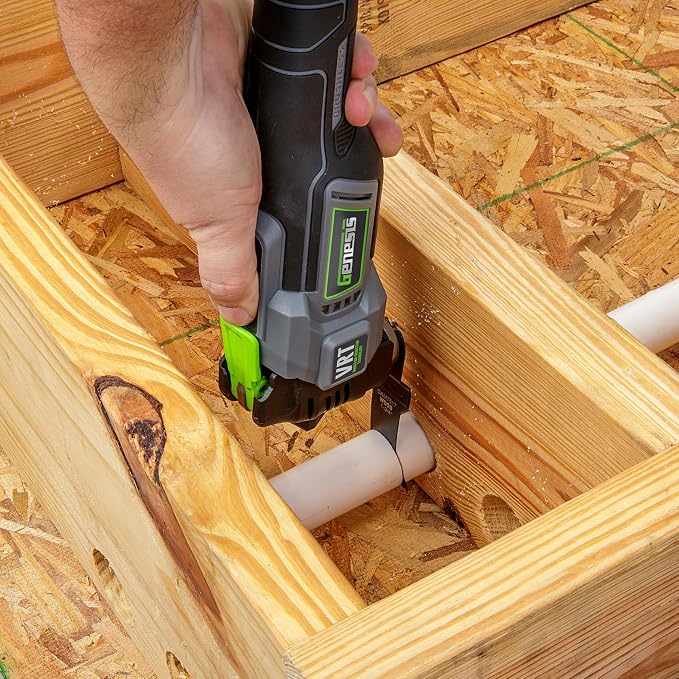 Genesis 20V Brushless Oscillating Multi-Tool, G20MAX Vibration-Reduction Technology (VRT), with Battery, Charger and Accessories (GLMT20BH)