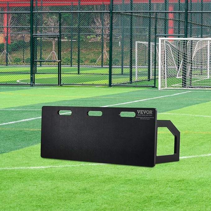VEVOR Soccer Rebounder Board, Mult-Adjustable Angles Portable Soccer Rebound Wall, Foldable Kickback Board, Soccer Practice Equipment, Ideal for Kids & Adults Passing & Shooting Drills