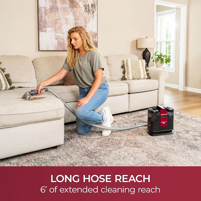 Kenmore KW1050.01 Upgrade Portable Heated Carpet & Upholstery Spot Cleaner | 16Kpa Power Suction, Versatile Tools for Pets, Area Rugs and Couches