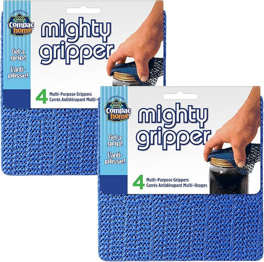 Compac Home Mighty Gripper Non-Slip Pads Jar Opener, Stablize Pictures, Keyboards, Lamps, and More, 8 Count