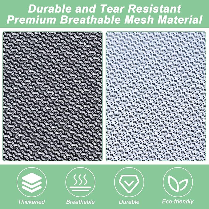 2 Pack Mesh Travel Laundry Bag 24" x 36"Extra Large Dirty Clothes Organizer | Machine Washable Dirty Clothes Organizer with Drawstring and ID Tag, Large Enough to Laundry Essentials forTravel