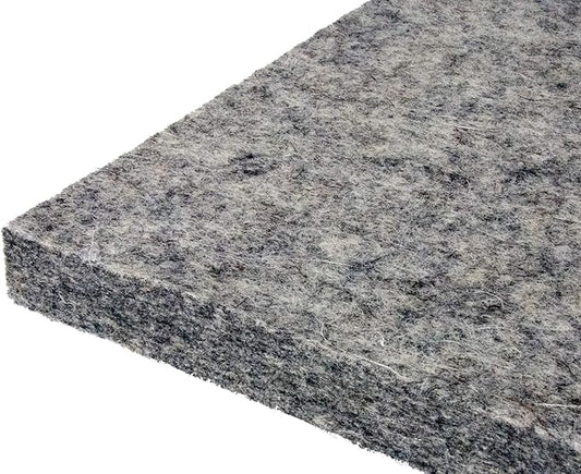 Premium Wool Ironing Pad for Quilters - 100% Wool Felt Pressing Mat - The Ideal Pressing Pad for Home & Commercial Ironing (14" x 14" x 0.5")