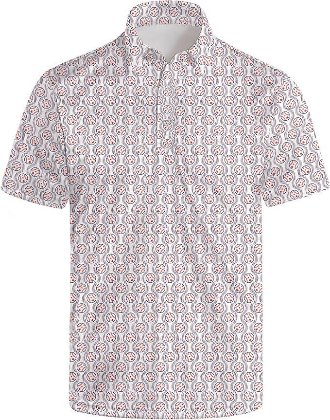 Polo Shirts for Men Moisture Wicking Mens Polo Shirts Patriotic Shirts for Men