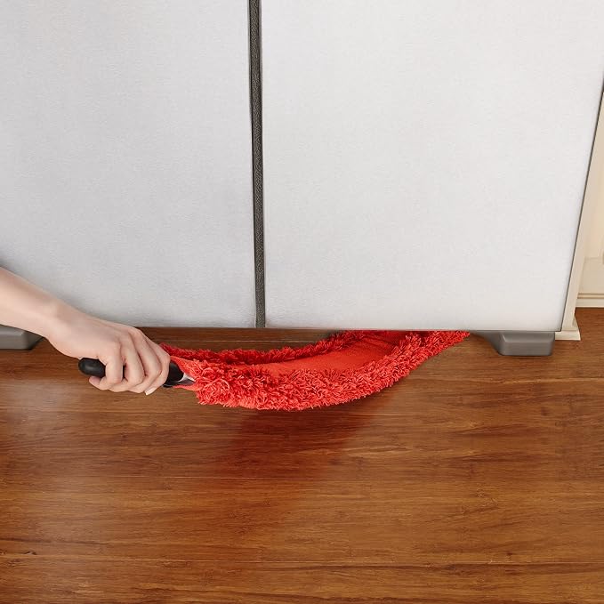 OXO Good Grips Under Appliance Microfiber Duster 4%22 x 1/2%22 x 33-1/2%22 h & Good Grips Microfiber Hand Duster
