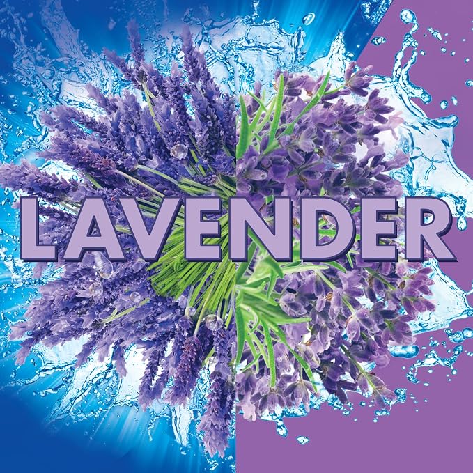 Soft Scrub 4-in-1 Rim Hanger Toilet Bowl Cleaner,Lavender,2 Count (Pack of 6)