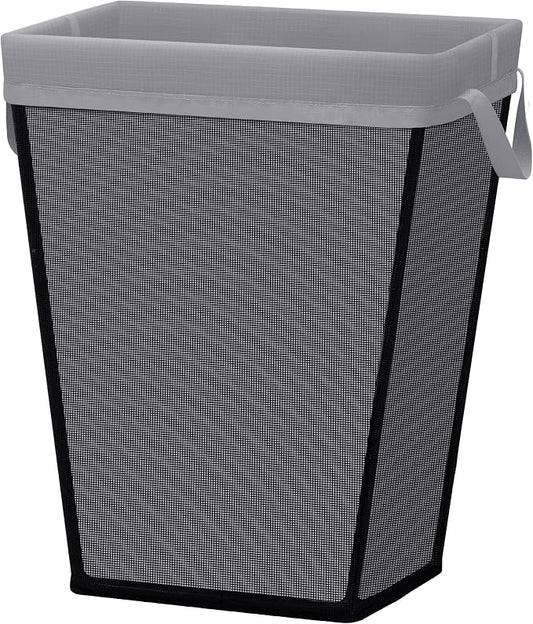 STO STO 75L Laundry Hamper, Space Saving Freestanding Clothes Basket with Iron Frame, Dirty Clothes Storage Bin with Removable Washable Liner for Bedroom, Bathroom, Dorm, Closet, Apartment, Gray