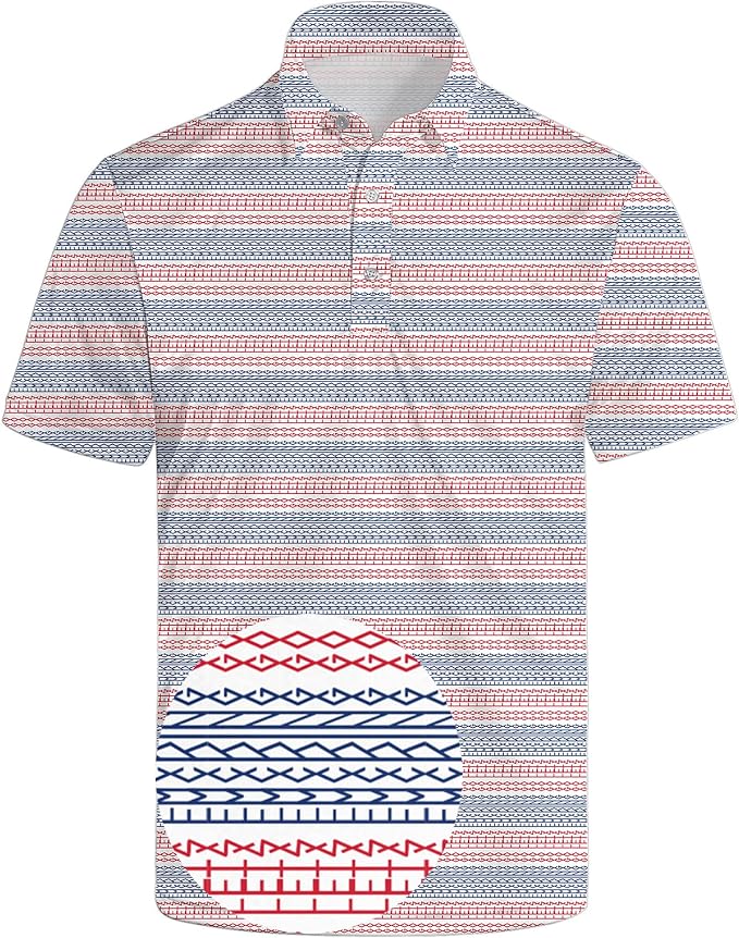 Polo Shirts for Men Moisture Wicking Mens Polo Shirts Patriotic Shirts for Men