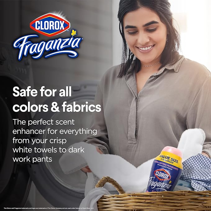 Clorox Fraganzia Scent Booster Crystals, Rose Scent, 70 Oz Bottle