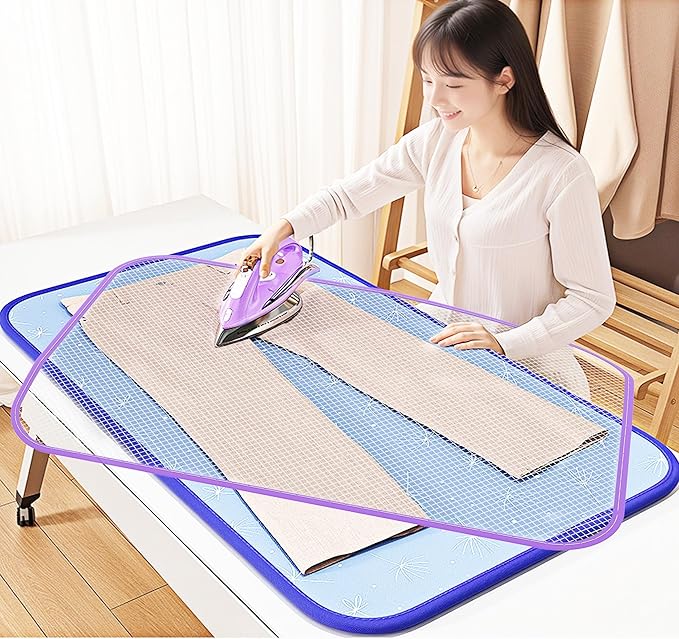 XANADU 4 PCS Pressing Cloth for Ironing – Heat-Resistant Ironing Cloth to Protect Clothes – Reusable Iron Pressing Cloth Protector for Sewing & Ironing