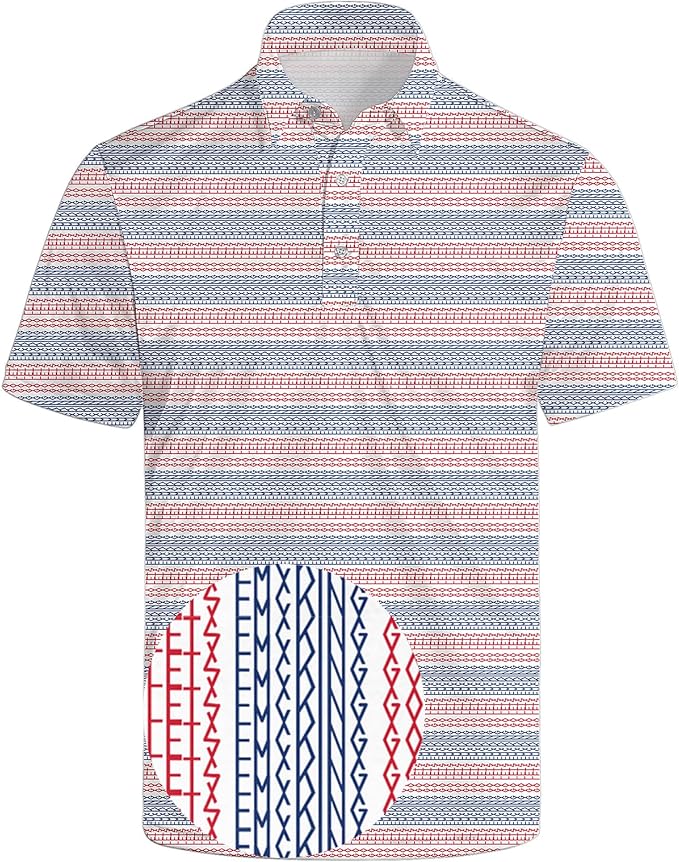 Polo Shirts for Men Moisture Wicking Mens Polo Shirts Patriotic Shirts for Men