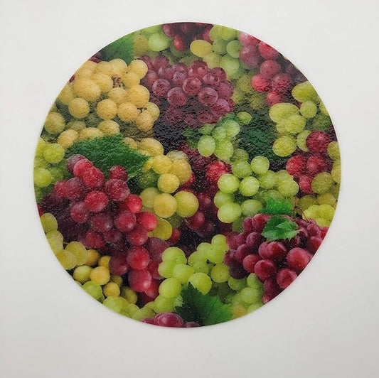 Andreas Silicone Jar Opener, Grapes – 6.25" Non-Slip Lid Gripper & Garlic Peeler, Dishwasher Safe, Multi-Use, Durable Silicone & Fabric, Made in the USA, JO-10