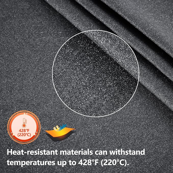 WORKLION Heat Press Mat 11"x13": Double-Sided Heat-Resistant Materials Protective Resistant Mat Compatible with Cricut Easypress/Easypress 2 & HTV Craft Vinyl Ironing Insulation Transfer Projects
