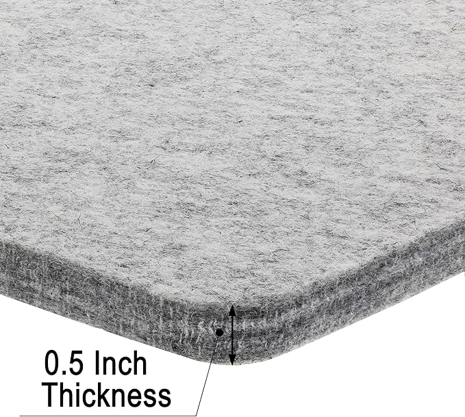 Wool Pressing Mat - Ironing Pad for Quilting & Sewing | Premium 100% New Zealand Felted Wool, by Sew Creative (8-1/2" x 8-1/2")
