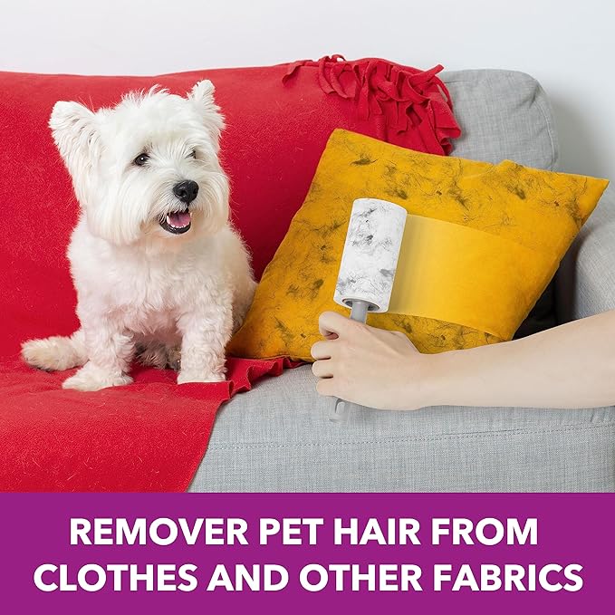 Extra Sticky Lint Roller Refills Only, 660 Easy-Tear Sheets for 3.9"-4" Lint Rollers with 1.5" Inner Diameter - Superior Cleanliness for Clothes