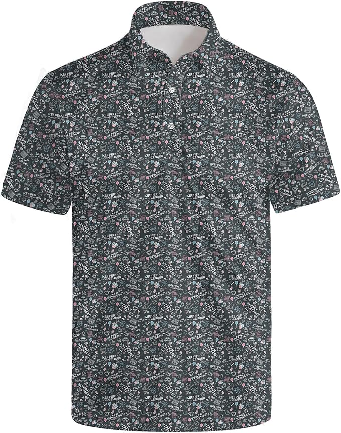 Polo Shirts for Men Moisture Wicking Mens Polo Shirts Patriotic Shirts for Men