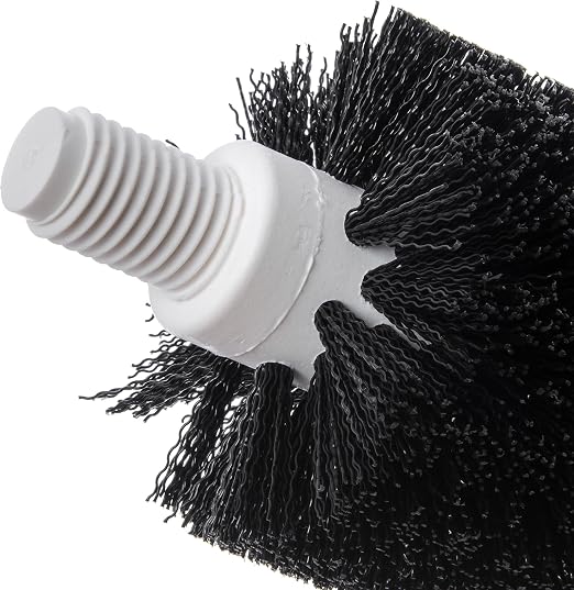 SPARTA 4014600 Plastic Floor Drain Brush, Drain Cleaning Brush With Female Thread For Drain Cleaning, 3 Inches, Black