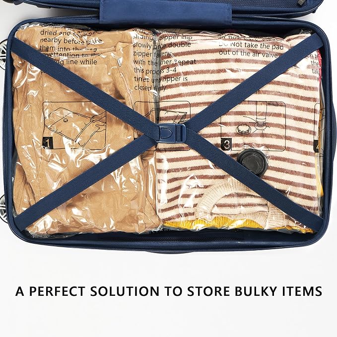Vacuum Storage Bags, Compression Packing Space Saver Seal Bags for Clothing Bedding Comforters Blankets Pillows, 36 Combo