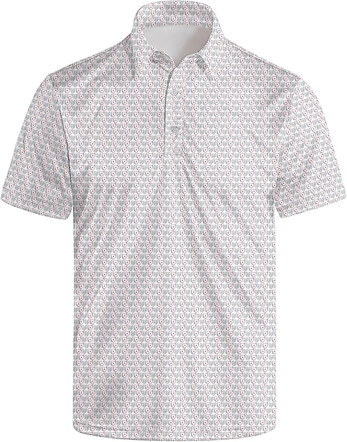 Polo Shirts for Men Moisture Wicking Mens Polo Shirts Patriotic Shirts for Men