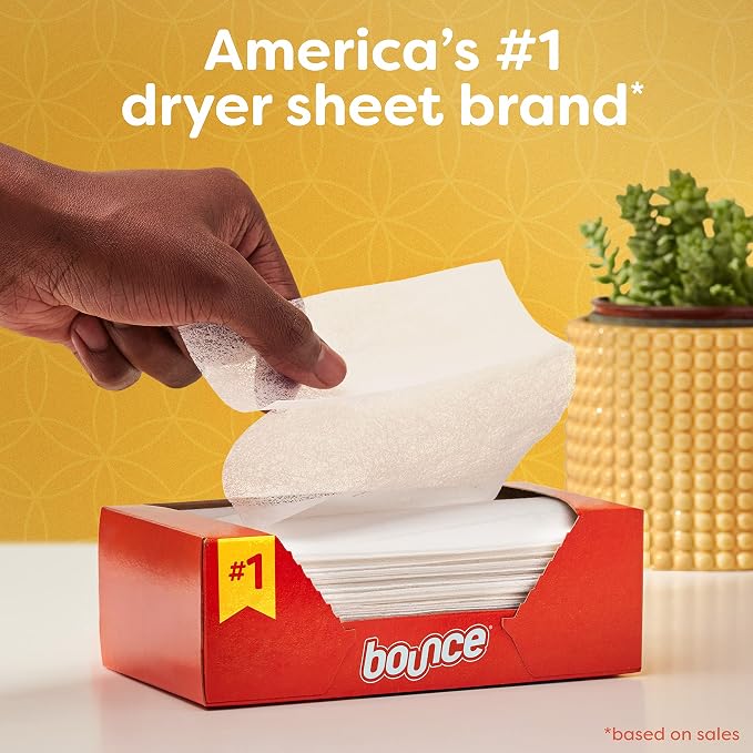 Bounce Dryer Sheets, Outdoor Fresh, 480 Count | Static Control | Wrinkle Fighters | 2 Packs of 240