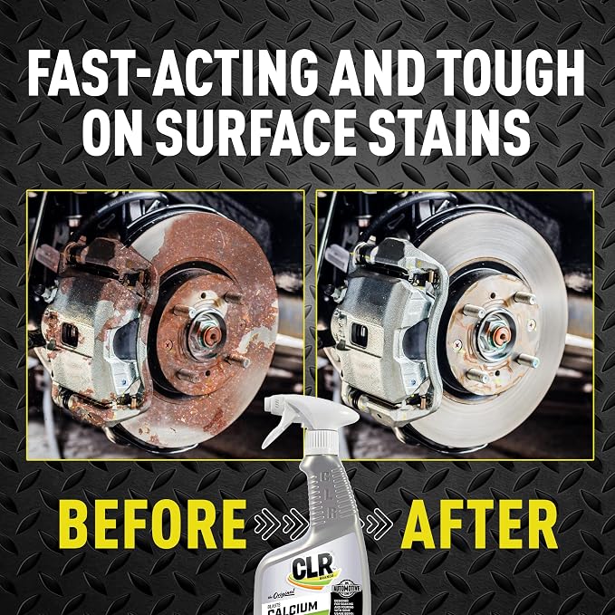 CLR Brands Automotive Calcium, Lime and Rust Remover Spray, 22 oz. | Cleaning Spray for Multiple Surfaces, Ammonia, Phosphate and Bleach Free Cleaner