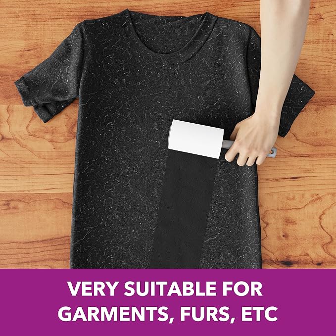 Extra Sticky Lint Roller Refills Only, 660 Easy-Tear Sheets for 3.9"-4" Lint Rollers with 1.5" Inner Diameter - Superior Cleanliness for Clothes